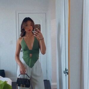 Tiger Mist Green Top